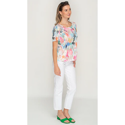 Colorful  Chic Glam  Short Top