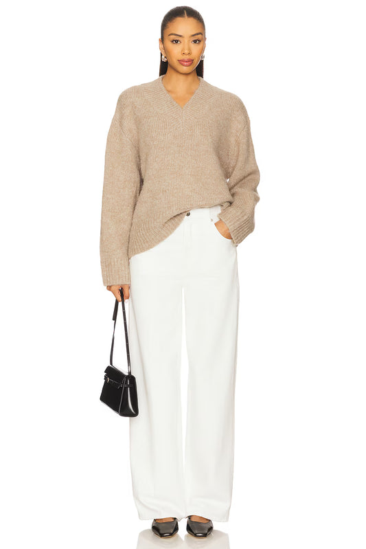 Beige Ivory Corduroy Pockets Pant