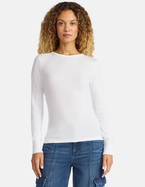 Off White round neck Top GY11345-1